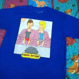 NWOT Beavis and Butt-Head MTV Cartoon Tv Show Tee Large